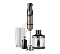 BLACK+DECKER BXHBA1000E Frullatore a Immersione, 1000 W, Acciaio Inox-Plastica, Nero