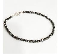 Black Diamond Bracciale 3 MM 16.5cm Qualità AAA Certificato Compleanno Regalo