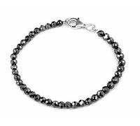 Black Diamond BRACELET-5 MM 15.2cm Certificato Terra Mined.aaa
