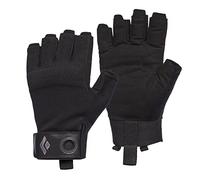 Black Diamond Crag Half-finger Gloves Black 21 - Via ferrata glove - Nero [Taglia : L]