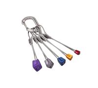 Black Diamond - Dadi arrampicata - Offset Stopper Set #7-11 in Alluminio - Viola