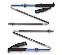 Black Diamond - Bastoncini trail / running - Distance Carbon Flz Ultra Blue , in Alluminio Blu 140 cm