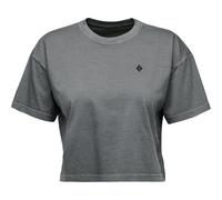 Black Diamond Donna Diamond Crop Maglietta, Charcoal, M