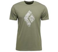Black Diamond Engineered Diamond M - T-shirt arrampicata - uomo S Green man Cotone Organico/Biologico