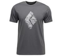 T-shirt Black Diamond Engineered Diamond manica corta grigio scuro - M