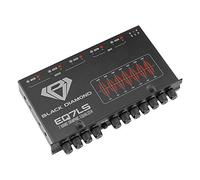 Black Diamond EQ7LS - Equalizzatore stereo a 7 bande, pre-amplificatore, equalizzatore per auto, con uscita anteriore e posteriore