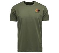 T-shirt Black Diamond Faded manica corta verde scuro - M