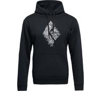 Black Diamond - Felpa con cappuccio - M Engineered Diamond Po Hoody Black in Cotone - Taglia S - Nero