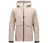 Black Diamond - Giacca da sci - M Factor Shell Moonstone per Uomo in Pelle - Taglia XL - Beige