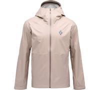 Black Diamond Giacca M Fineline Stretch Shell Moonstone impermeabile e traspirante per Uomo L Beige