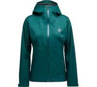 Black Diamond - Giacca impermeabile e traspirante - W Fineline Stretch Shell Deep Woods per Donne - Taglia 151-168 cm - Verde