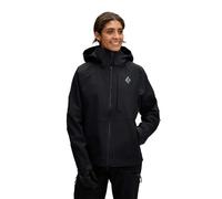 Black Diamond - Giacca da sci da donna W Recon Stretch Shell impermeabile, traspirante Nylon XS Nero