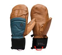 Black Diamond - Guanti a muffola in PrimaLoft® - Spark Mitts Rye/Midnight Blue in Pelle - Taglia S - Marrone