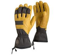 Black Diamond - PrimaLoft® Patrol Gloves - Patrol Gloves Beeswax in Pelle - Taglia L - Giallo Giallo L