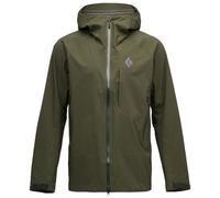 Black Diamond - Highline Stretch Shell - Giacca antipioggia XL olivia