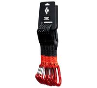 Black Diamond - Set da 6 rinvii per l'arrampicata - Hotforge Hybrid Quickpack 12 Cm Octane - rosso