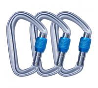Black Diamond HotForge Screwgate 3 pack - set di moschettoni Grey unisex