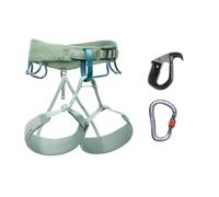 Black Diamond Imbracatura Momentum da donna, pacchetto pilota, pacchetto completo per arrampicata su roccia, salvia del deserto, XL