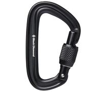 BLACK DIAMOND Liteforge Screwgate Carabiner - Unisex - Nero - Taglia unica- modello 2025