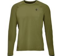 Black Diamond M Alpenglow Ls Crew (Camp Green) Maglietta a maniche lunghe da uomo XL