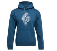 Black Diamond M Engineered Diamond Po Hoody - felpa con cappuccio - uomo L Blue man Cotone Organico/Biologico