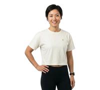 BLACK DIAMOND W Diamond Crop Ss Tee - Donna - Bianco - Taglia S- modello 2026