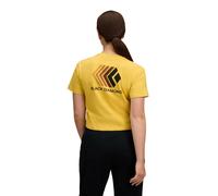 BLACK DIAMOND W Faded Crop Ss Tee - Donna - Giallo - Taglia M- modello 2026