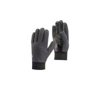Black diamond midweight softshell long gloves grey