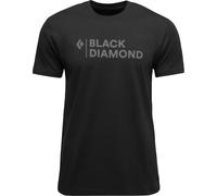 Maglietta da uomo Black Diamond M Mini Stacked Ss Tee Taglia: L / Colore: nero