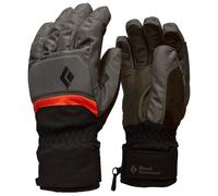Black Diamond - Guanti da sci in PrimaLoft® e GORE-TEX - Mission Gloves Walnuts in Pelle - Taglia 157-168 cm - Grigio