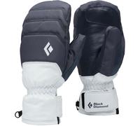 Black Diamond - Moffole classiche da sci - W Mission Mx Mitts Charcoal Belay Blue per Donne in Pelle - Taglia M - Grigio