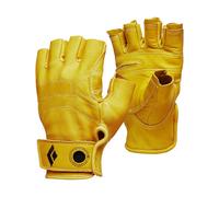 Black Diamond - Moffole da arrampicata resistenti - Stone Gloves Natural in Pelle - Taglia XL - Giallo
