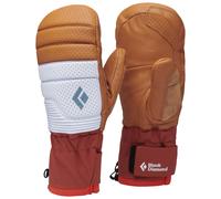 Black Diamond - Moffole da donna per il freeride in PrimaLoft® e GORE-TEX - W Progression Mitts Henna Belay Blue per Donne in Pelle - Taglia L - Marrone