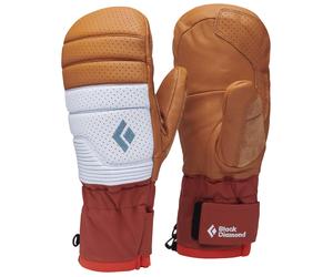 Black Diamond - Moffole da donna per il freeride in PrimaLoft® e GORE-TEX - W Progression Mitts Henna Belay Blue per Donne in Pelle - Taglia M - Marrone