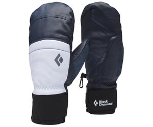 Black Diamond - Moffole da donna per il freeride in PrimaLoft® - W Spark Mitts Charcoal Belay Blue per Donne in Pelle - Taglia M - Blu navy