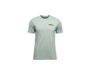 Black diamond mounatinscape green men s t shirt