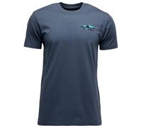 Black Diamond - Mountainscape S/S Tee - T-shirt S blu