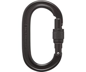 Black Diamond Ovale Keylock Screwgate SS23, Taglia Unica