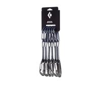 Black Diamond - Pack de 6 dégaines d'escalade légères - Miniwire Quickpack 12 cm in Nylon - Grigio
