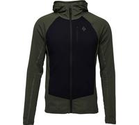 BLACK DIAMOND M Coefficient Lt Hybrid Hoody - Uomo - Verde / Nero - Taglia S- modello 2025