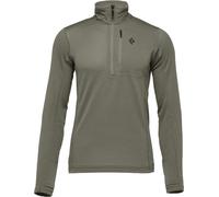 Black Diamond - Pile leggero e traspirante in Polartec® - M Coefficient Lt Quarter Zip Pullover Pine Smoke per Uomo - Taglia M - Kaki
