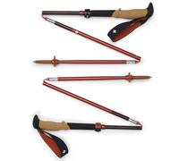Black Diamond Pursuit FLZ - bastoncini pieghevoli M/L Red/Black unisex