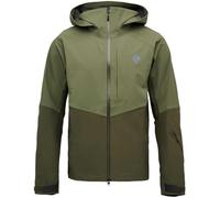 Black Diamond - Giacca impermeabile e traspirante - M Recon Stretch Shell Tundra Dark Moss in Nylon - Taglia M - Verde