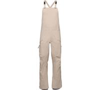 Black Diamond - Salopette de ski de randonnée - M Factor Bibs Moonstone per Uomo in Nylon - Taglia L - Beige