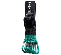 Black Diamond - Set da 6 rinvii per l'arrampicata - Hotforge Hybrid Quickpack 12 Cm Clean Green - Verde