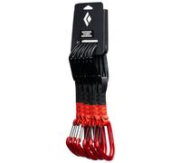 Black Diamond - Set da 6 rinvii per l'arrampicata - Hotforge Hybrid Quickpack 12 Cm Octane - rosso