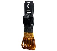 Black Diamond - Set da 6 rinvii per l'arrampicata - Hotforge Quickpack 12 Cm Amber - Giallo