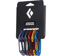 Black Diamond Mini Wire Snap Hook 6 Units Multicolor