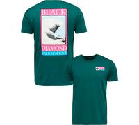 Black Diamond - T-shirt in cotone biologico - M Bd Winter Ridge SS Tee Deep Woods per Uomo in Cotone - Taglia S - Verde