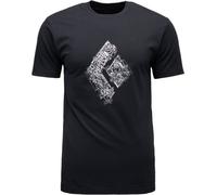 Black Diamond - T-shirt in cotone biologico - M Engineered Diamond SS Tee Black per Uomo in Cotone - Taglia M - Nero